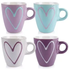 zestaw-kubki-na-kawe-herbate-kakao-ceramiczne-serca-orion-210-ml-4-szt