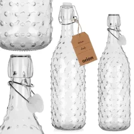 butelka-z-klipsem-szklana-orion-1-l-zlobiona-szczelna-retro
