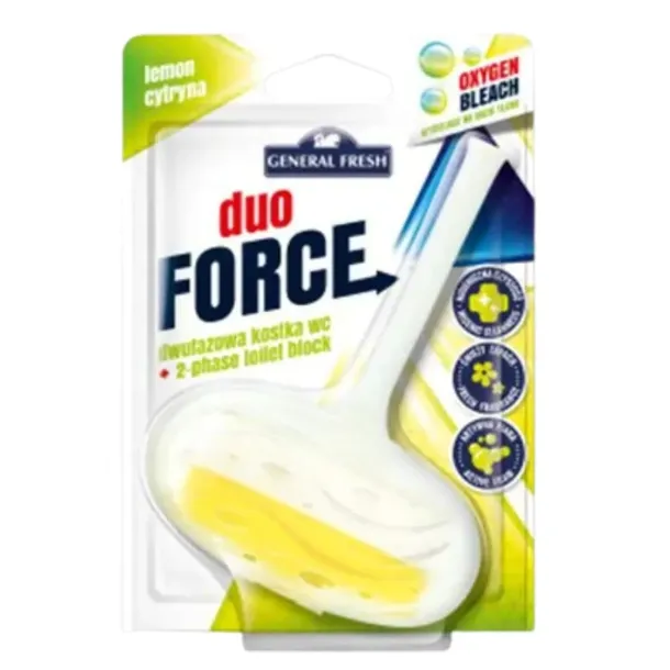 General Fresh Duo Force Kostka Do Wc Dwufazowa Cytryna Świeżość 40g
