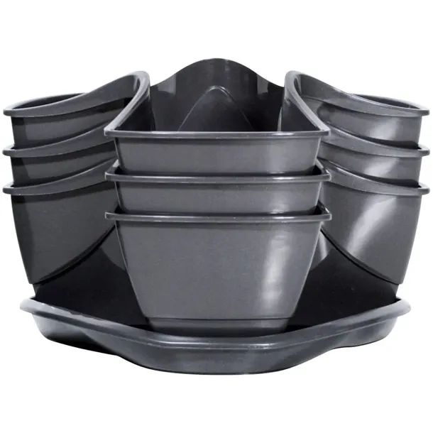doniczka-antracyt-potrojna-drakpoltools-propsperplast-material-wykonania-tworzywo-sztuczne