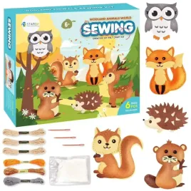 zestaw-do-nauki-szycia-diy-wyszywanki-filcowe-zwierzatka-lesne-6el-maskotka