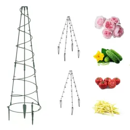 podpora-ogrodowa-piramida-spirala-stozek-stelaz-do-roslin-pnacych-h-90-cm