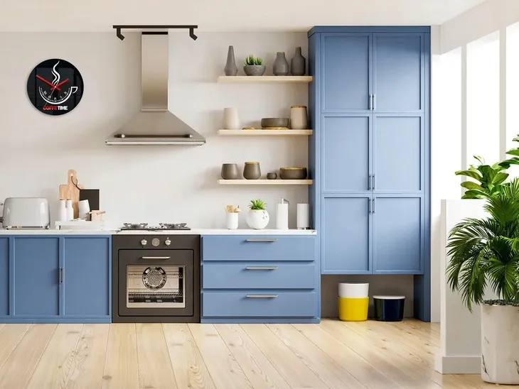 zegar-scienny-coffee-time-ii-black-marka-modernclock