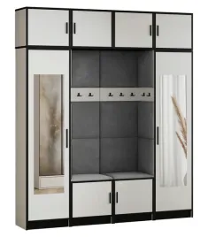 garderoba-z-nadstawka-dior-18-bialy-tkanina-szara-siedzisko