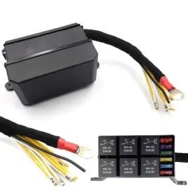 skrzynka-elektryczna-bezpiecznikow-i-przekaznikow-12v-dc-z-wiazka-przewodow