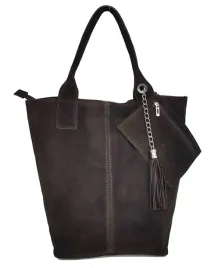 zamszowa-torebka-shopper-ciemna-czekolada