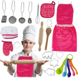 fartuch-kuchenny-czapka-foremki-zestaw-kucharza