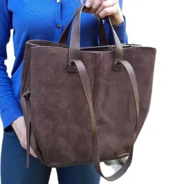 gallantry-torebka-damska-casual-zamszowa-na-ramie-shopper-czekolada