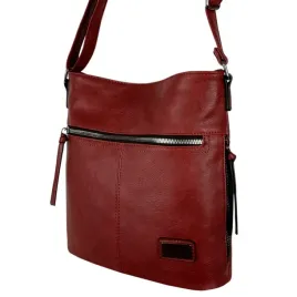 torebka-damska-listonoszka-bordowa-torba-worek-na-ramie-dlugi-pasek-lekka