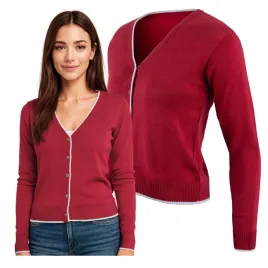 sweter-damski-kardigan-czerwony-rozpinany-na-guziki-biala-lamowka-3xl
