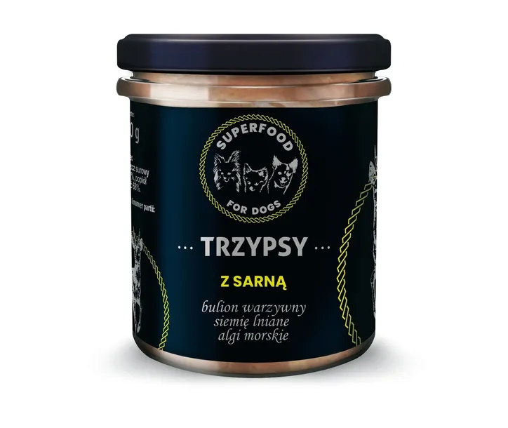 TRZYPSY - Wieprzowina z Sarną 300g Karma Mokra Dla Psa w słoiku