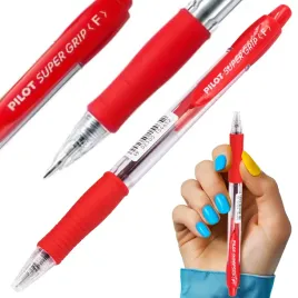 dlugopis-olejowy-automatyczny-pilot-super-grip-f-czerwony