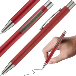dlugopis-reklamowy-metalowo-gumowy-automat-czerwony-1-szt-niebieski-wklad