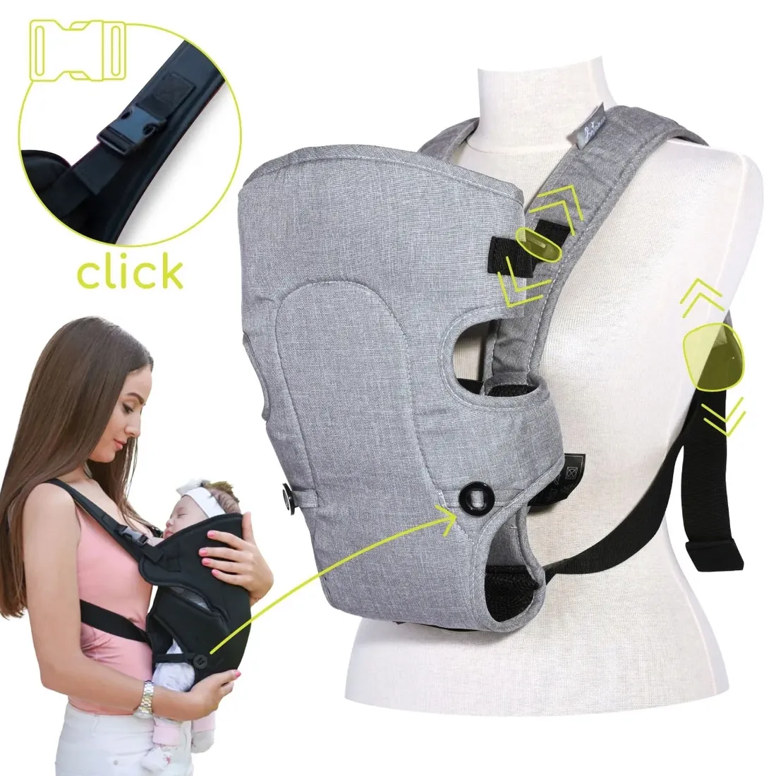 nosidlo-dla-dziecka-ergonomiczne-regulowane-lorelli-between-szare
