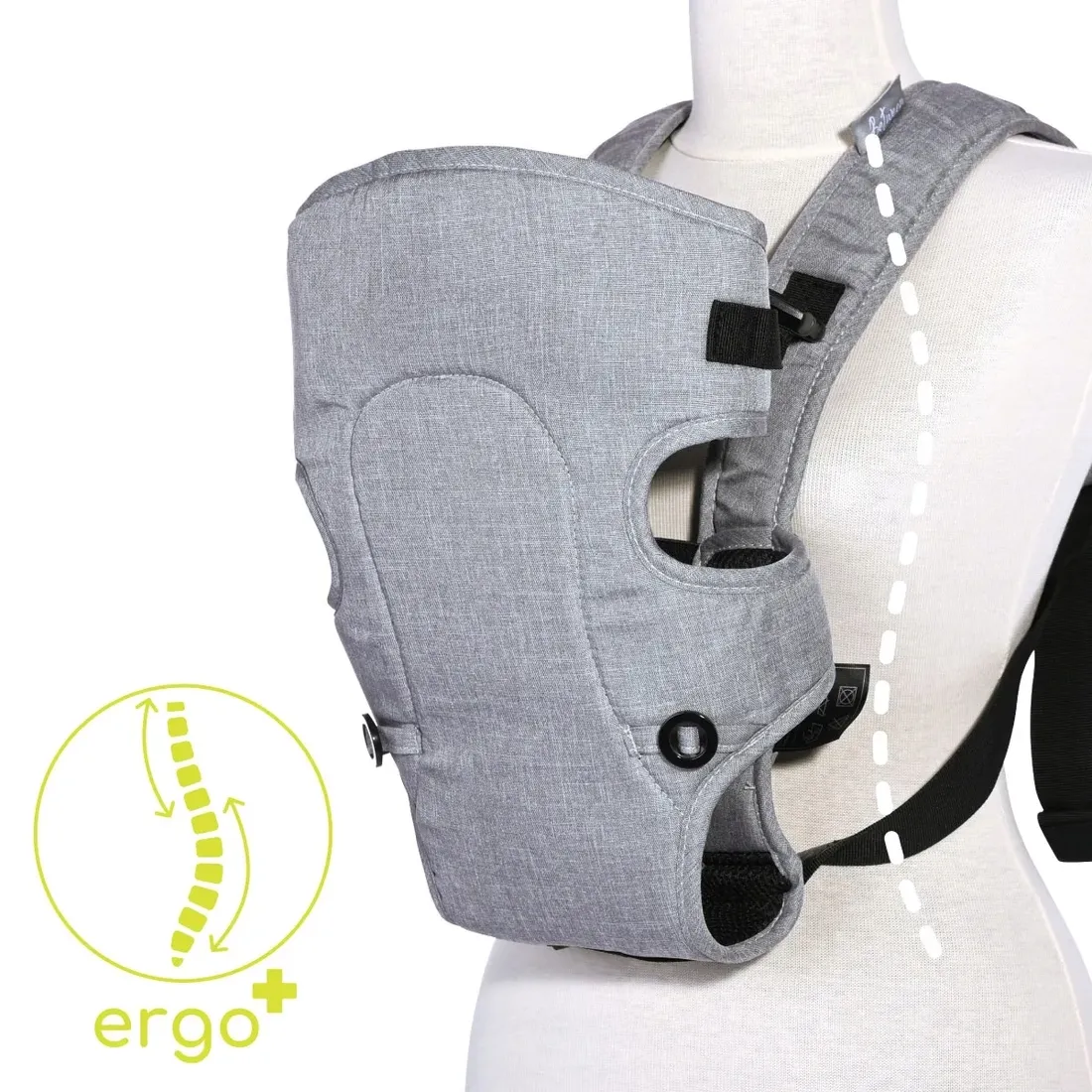 nosidlo-dla-dziecka-ergonomiczne-regulowane-lorelli-between-szare-stan-nowy