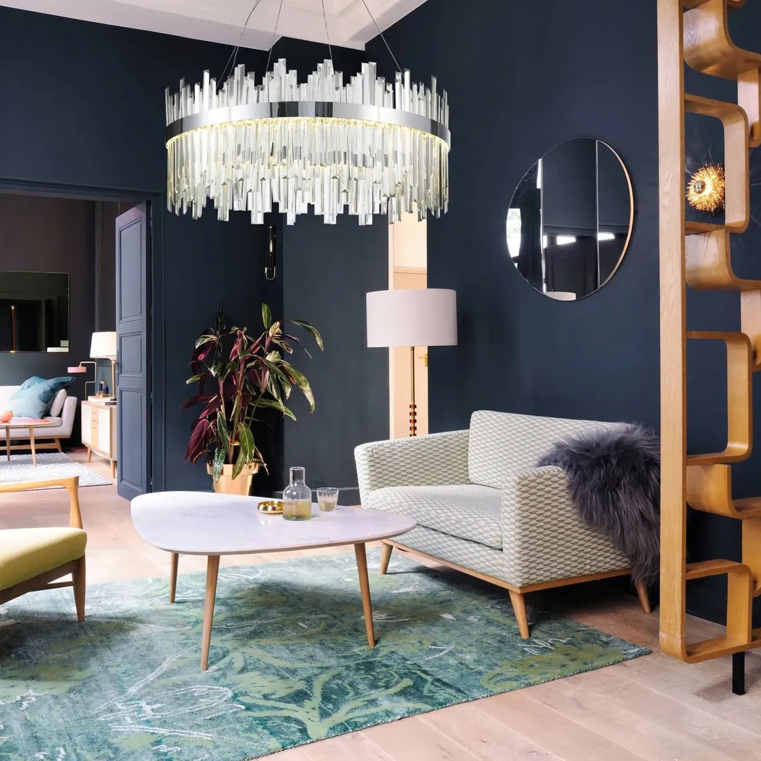 sufitowa-lampa-krysztalowa-wiszaca-led-glamour-ring-srebrna-zyrandol-chrom-stan-nowy