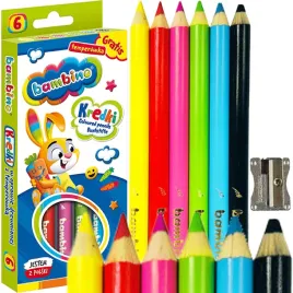 kredki-bambino-grube-6-szt-w-oprawie-drewnianej-gratis-metalowa-temperowka