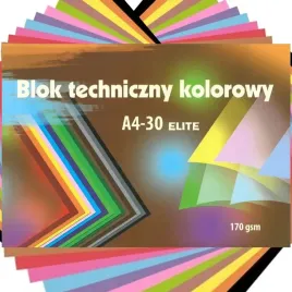 blok-techniczny-kreska-elite-kolorowy-biurowy-szkolny-30-kartek-170g-m2