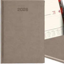 kalendarz-dzienny-a5-terminarz-2026-ksiazkowy-notes-planer-szary