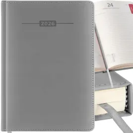 kalendarz-dzienny-a5-terminarz-2026-ksiazkowy-notes-planer-szary