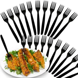 komplet-50szt-50x-zestaw-widelcow-wielorazowych-do-grilla-widelec-czarne
