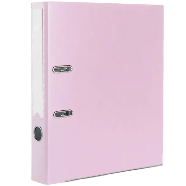 Segregator biurowy A4 50mm z okuciem dźwigniowy RÓŻ PASTEL PSH DARKO