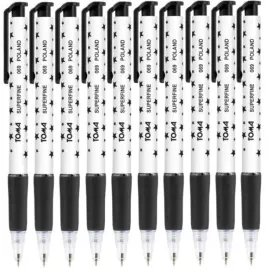 dlugopis-automatyczny-toma-superfine-069-w-gwiazdki-czarny-zestaw-10szt