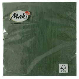 serwetki-papierowe-33x33-cm-20szt-trzywarstwowe-premium-zielony-butelkowy