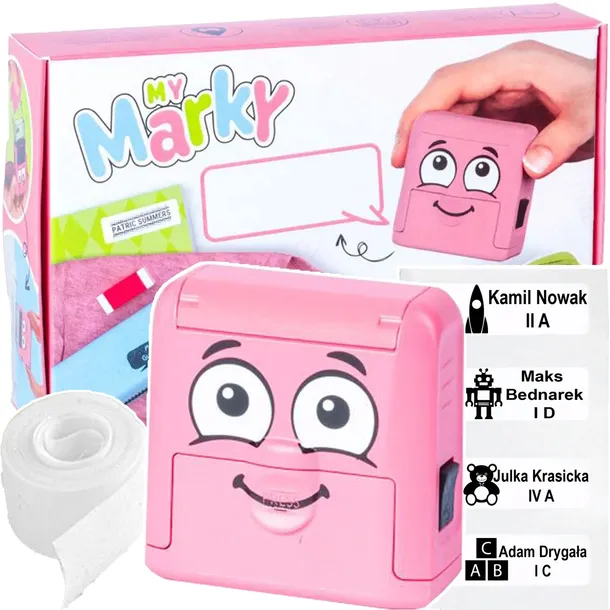 PIECZĄTKA ZESTAW COLOP DO ZNAKOWANIA UBRAŃ ODZIEŻY PERSONALIZOWANA