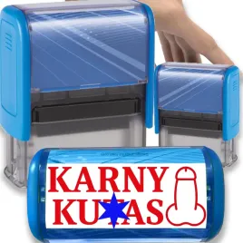 pieczatka-niebieska-automatyczna-napis-karny-ku-as-gadzet-smieszna