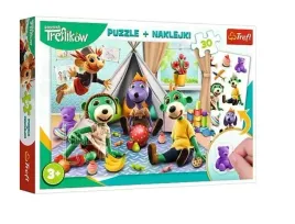 puzzle-30-elementow-z-naklejkami-rodzina-treflikow