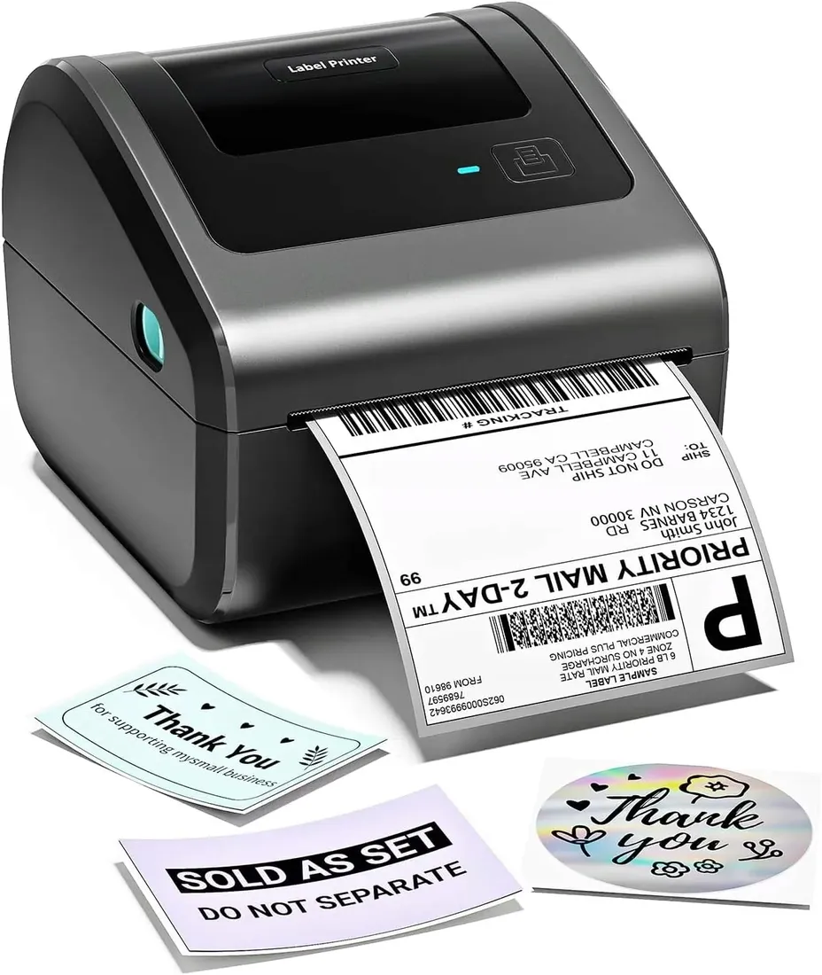 termiczna-drukarka-etykiet-phomemo-d450bt-usb-bluetooth-stan-powystawowy
