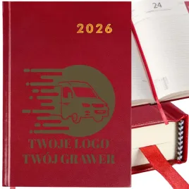 kalendarz-dzienny-a5-terminarz-2026-ksiazkowy-notes-logo-czerwony-grawer