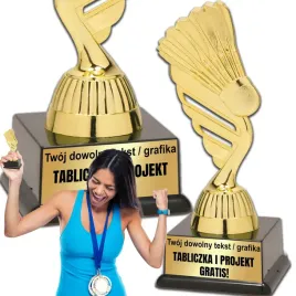 puchar-zloty-trofeum-nagroda-statuetka-badminton-3d-grawer-19-cm
