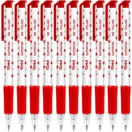 dlugopis-automatyczny-toma-superfine-069-w-gwiazdki-czerwony-zestaw-10szt