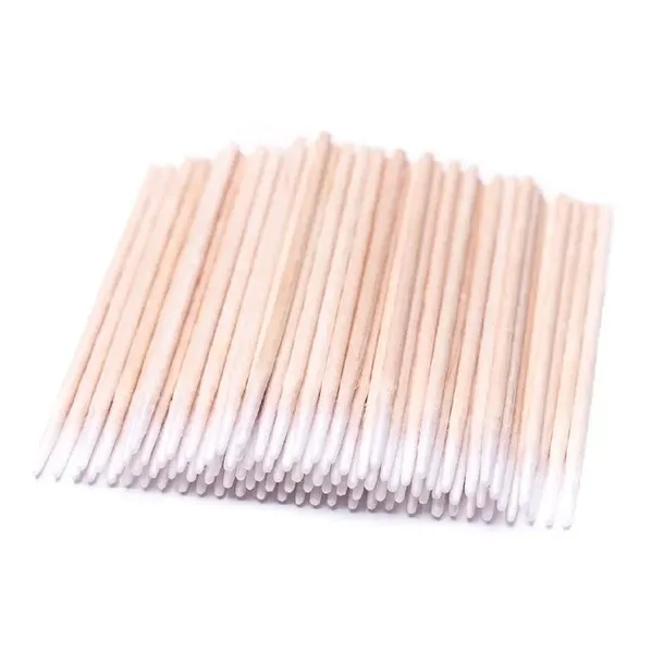 Patyczki kosmetyczne drewniane z bawełną Wonder Lashes 100szt.