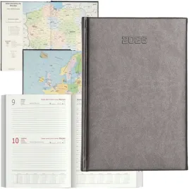 kalendarz-dzienny-a5-terminarz-2026-ksiazkowy-notes-planer-grafitowy