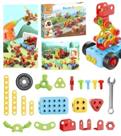 klocki-konstrukcyjne-puzzle-3d-z-wkretarka-pojazdy-roboty-puzzle-404el