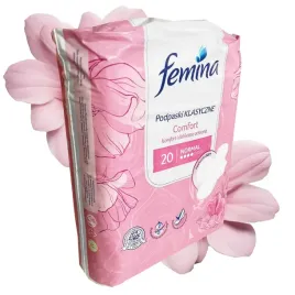 podpaski-ze-skrzydelkami-klasyczne-femina-comfort-normal-20szt-powloka-soft