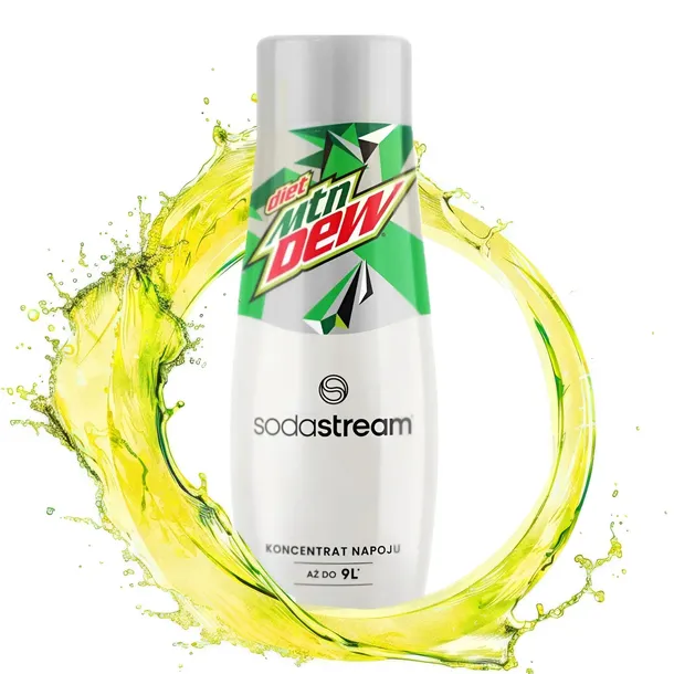 MOUNTAIN DEW SYROP SODASTREAM KONCENTRAT SYROP DO WODY BEZ CUKRU 440ML