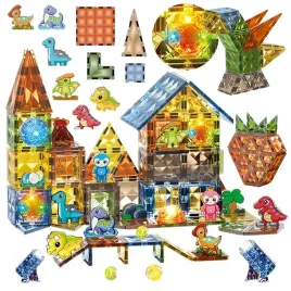 swiecace-klocki-magnetyczne-duze-konstrukcyjne-3d-dinozaury-zestaw-126-el