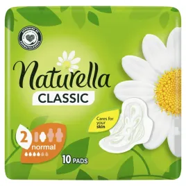 podpaski-ze-skrzydelkami-naturella-classic-normal-camomile-10-szt