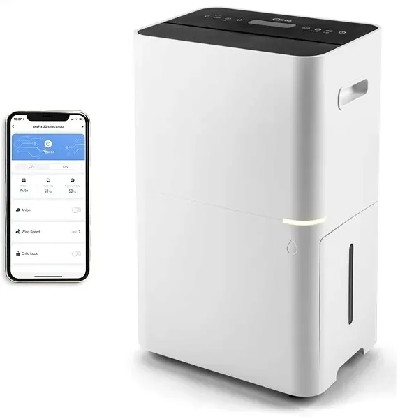 Osuszacz powietrza pochłaniacz wilgoci 25l/24h Qlima D825PA z pompą WiFi