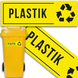 tabliczka-naklejka-na-kosze-segregacja-odpadow-plastik-30x10-druk-uv