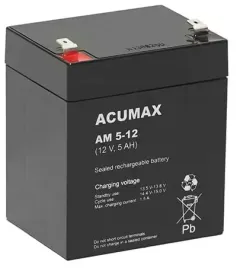 akumulator-bateria-agm-bezobslugowy-acumax-am-5ah-12v-am5-12-am5-alarm-ups