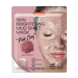 purederm-maska-do-twarzy-w-placie-skin-brightening-mud-sheet-pink-clay-15g
