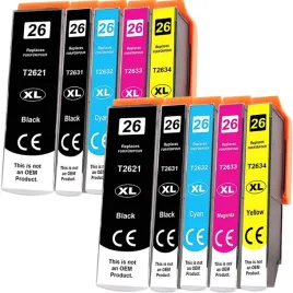 10-tusze-xl-do-drukarki-epson-t2621-26xl-xp-510-520-600-605-610-620-700-710