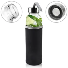 butelka-na-wode-mondex-szklana-z-pokrowcem-490-ml-czarna-na-silownie