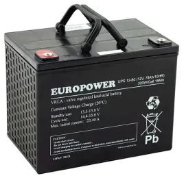 akumulator-bateria-agm-bezobslugowy-europower-ups-80ah-12v-ups12-80-ups80