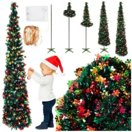 choinka-pop-up-150-cm-sztuczna-kolorowa-stojak-dekoracje-led-3-m-rozkladana